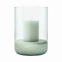 Lampion Calma 15x22,5cm light gray - 1