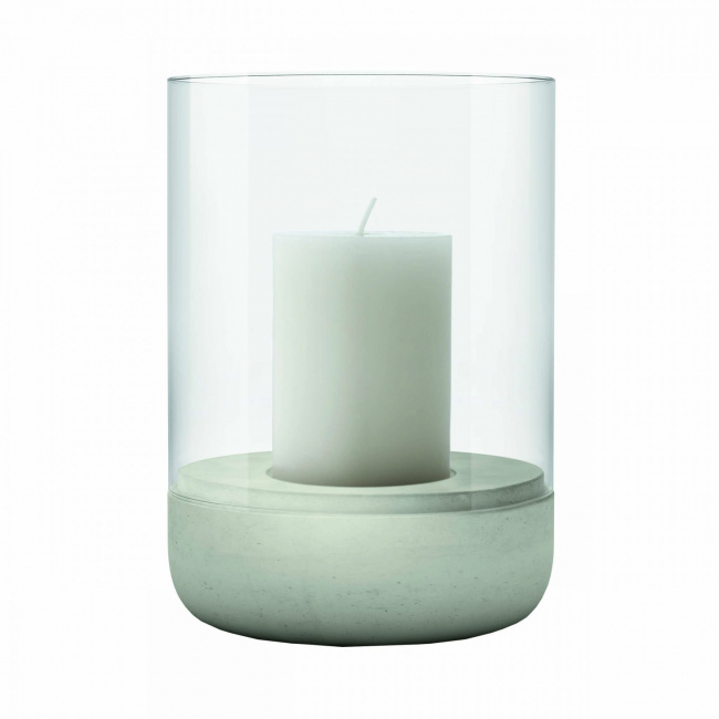 Lampion Calma 15x22,5cm light gray - 1