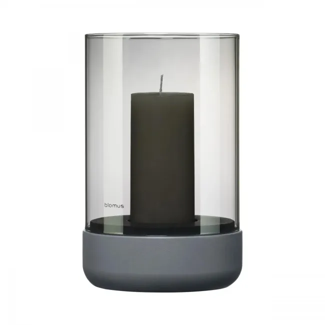 Latarnia Calma 12x20cm steel gray, smoke