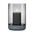 Lampion Calma 15x22.5cm Steel Gray Smoke - 2