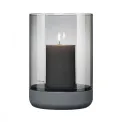 Lampion Calma 15x22,5cm steel gray smoke - 2
