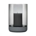 Lampion Calma 15x22,5cm steel gray smoke - 1