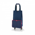 Foldable Trolley 30L Mixed Dots Red - 1