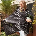 Peleryna Mini Maxi poncho signature navy - 4