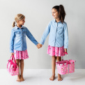 Carrybag Kids 5L Panda Dots Pink Basket - 2
