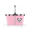 Carrybag Kids 5L Panda Dots Pink Basket - 7