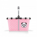 Koszyk Carrybag kids 5l panda dots pink - 6