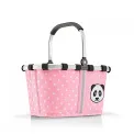 Carrybag Kids 5L Panda Dots Pink Basket - 1