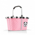 Koszyk Carrybag kids 5l panda dots pink