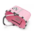 Carrybag Kids 5L Panda Dots Pink Basket - 5