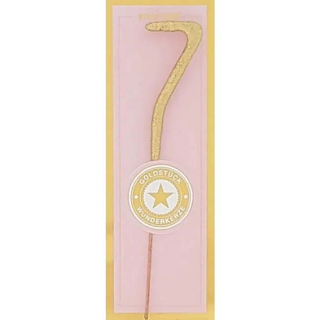 Zimne ognie Mini Cyfra 7 Gold (1szt.)