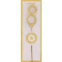 Cold Flames Mini Number Eight Gold (1 piece)