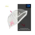 Transparent Children's Umbrella with Butterfly Whistle - 2
