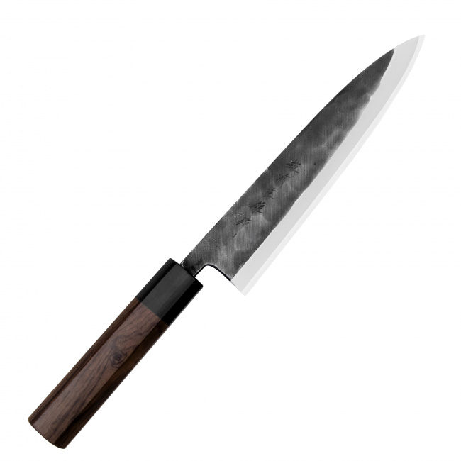 Nóż Shirogami Black Oktagon 21cm Miroshi Deba - 1