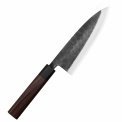 Nóż Shirogami Black Oktagon 18cm Deba - 1