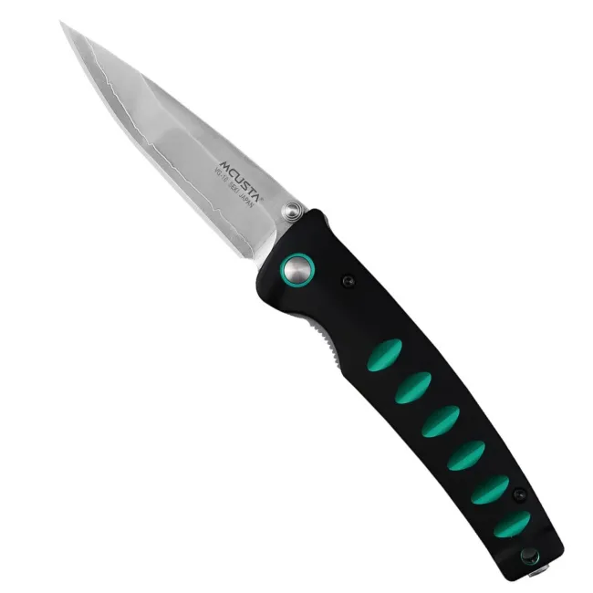 Knife Katana 8.5cm Black/Green Folding