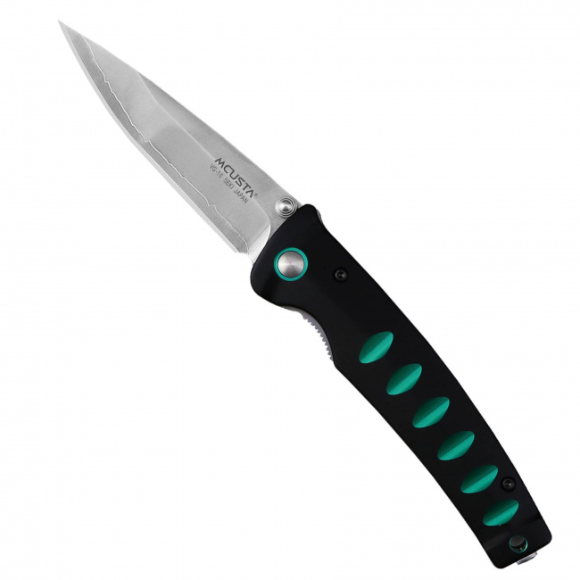 Nóż Katana 8,5cm Black/Green składany