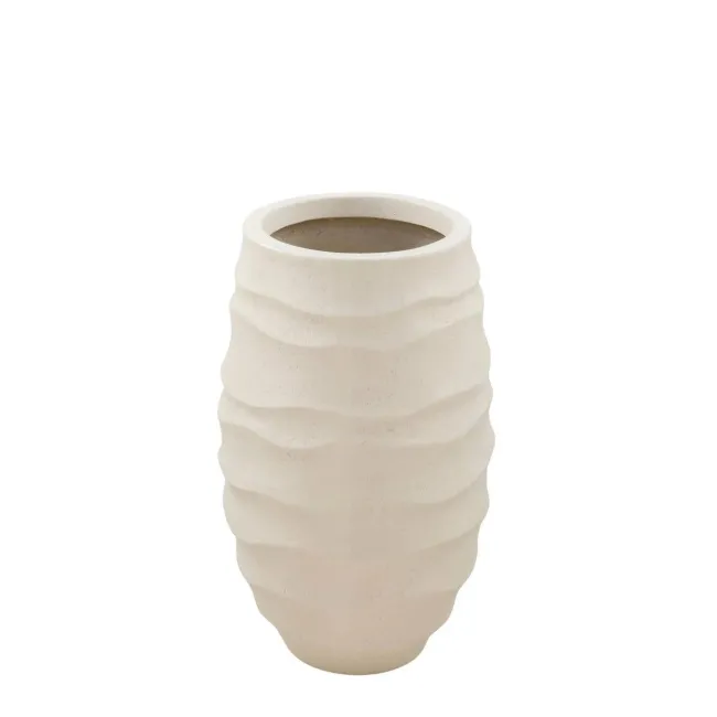 Lago Wave Cover 48x30cm Cream