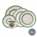 Zestaw French Garden LIne kawowo-obiadowy dla 6 osób (30el.) - 1