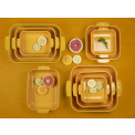 Ceramic Dish Appolia 36x22cm Yellow - 3