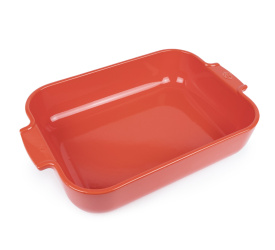 Naczynie ceramiczne Appolia 36x22cm czerwone