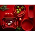 Ceramic Dish Appolia 28x22.5cm Red - 5