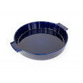 Naczynie ceramiczne Appolia 28x4,5cm do tarty niebieskie - 1
