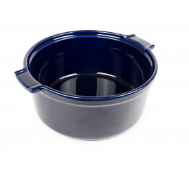 Naczynie ceramiczne Soufflé 24x8,5cm niebieskie