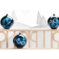 Blue Christmas Bauble - 4