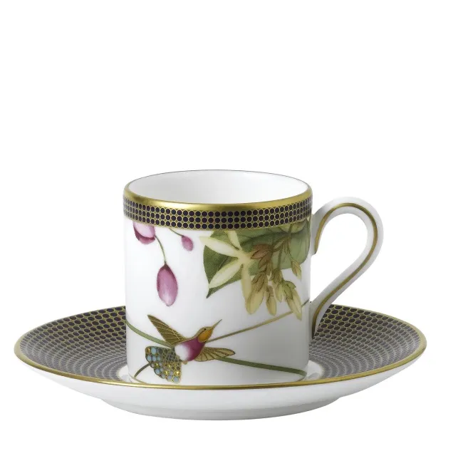 Filiżanka ze spodkiem Wedgwood Prestige Hummingbird 90ml do espresso