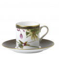 Wedgwood Prestige Hummingbird Espresso Cup with Saucer 90ml - 1