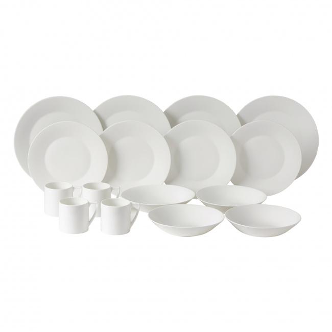 Zestaw obiadowy Jasper Conran White - 16 elementów (dla 4 osób) - 1