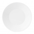 Jasper Conran White Strata Plate 18cm - Dessert
