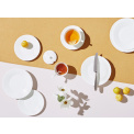 Jasper Conran White Strata Plate 18cm - Dessert - 2
