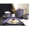 Wedgwood Prestige Anthemion Blue Espresso Cup with Saucer - 2