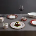 Renaissance Red Sugar Bowl + Creamer - 4