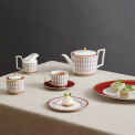 Renaissance Red Tea Cup with Saucer 250ml - 3