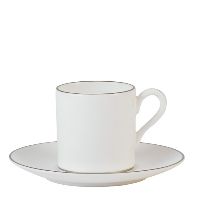 Signet Platinum Espresso Cup with Saucer 70ml - 1