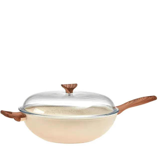 Wok RocknRose 32cm + pokrywka - 1
