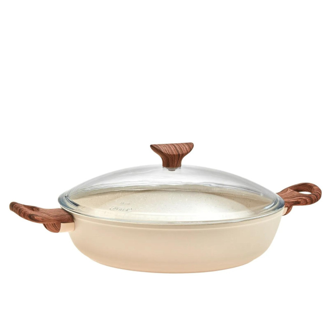 Patelnia Sauté Rock'n'Rose 28cm + pokrywka