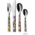 Micky Mouse 4-Piece Children's Cutlery Set - 1