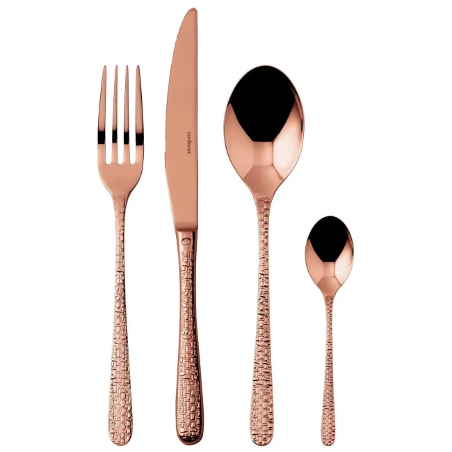 Zestaw sztućców Venezia PVD 24 elementy (6 osób) Copper