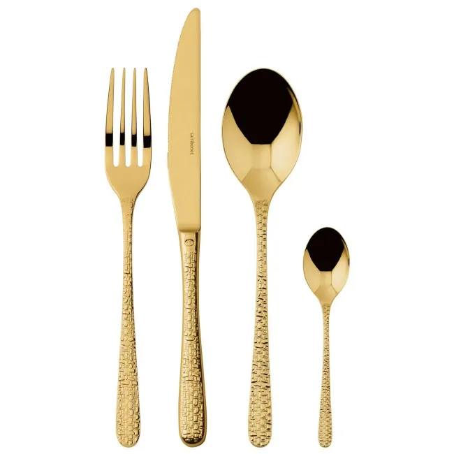 Zestaw sztućców Venezia PVD 24 elementy (6 osób) Gold