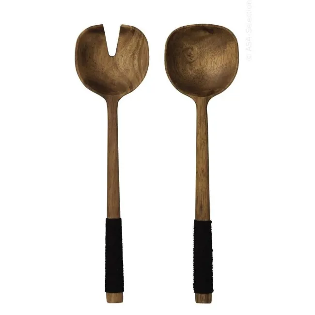 Komplet sałatkowy 31cm akacja