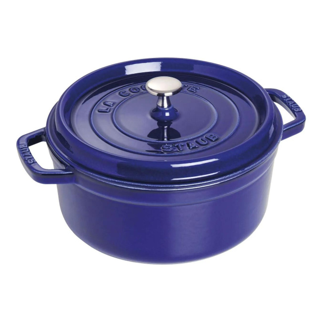 Cast Iron Cocotte 5.2L 26cm Blue (Grade II)