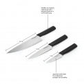 Set of 3 Classic Knives 9+14+20cm - 5
