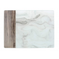 Glass Cutting Board Marble 40x30cm