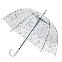 Parasol przezroczysty długi kopuła dots tree - 1