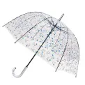 Parasol przezroczysty długi kopuła dots tree - 4