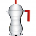 Aluminum Pressure Coffee Maker Pulcina 6-cup (Induction)
